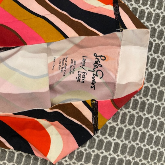 Lesley Evers Tights - COCO Burgundy Wave - XL - Picture 2 of 2